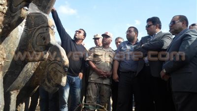 وزير الري ومحافظ الإسماعيلية يتفقدان «سحارة سرابيو»
