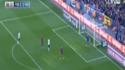 بالفيديو..الكاسير يتقدم بالهدف الثالث لفالنسيا في مرمى برشلونة