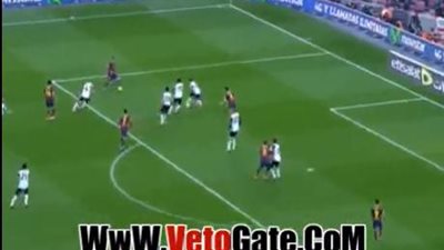 بالفيديو.. فالنسيا يفوز على برشلونة بثلاثية