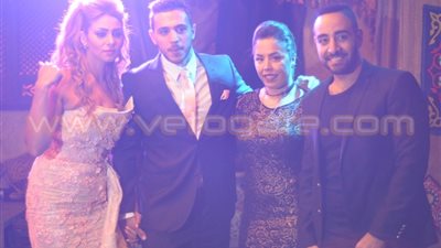 بالصور.. نجوم الفن في خطوبة إنجي خطاب