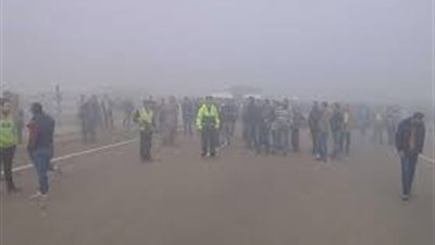 فتح كافة الطرق المغلقة عقب زوال الشبورة