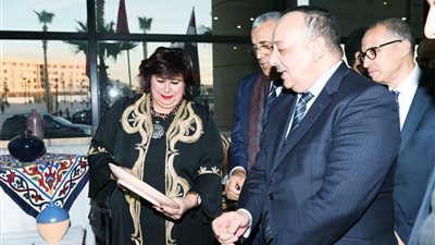 إيناس عبد الدايم ونظيرها المغربي يفتتحان «وجدة عاصمة الثقافة» (صور)