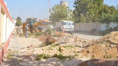 الوادي الجديد تواصل حملات نظافة الأحياء (صور)