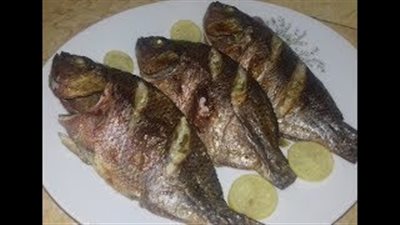 طريقة قلي السمك بملعقة زيت واحدة (فيديو)