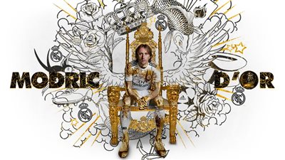 ريـال مدريد يحتفل بفوز «مودريتش» بالكرة الذهبية