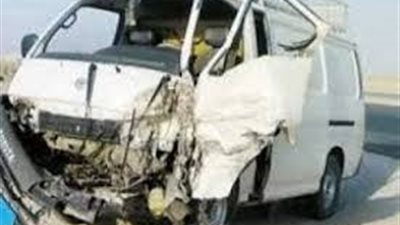 إصابة 11 شخصا في تصادم سيارتين بالوادى الجديد