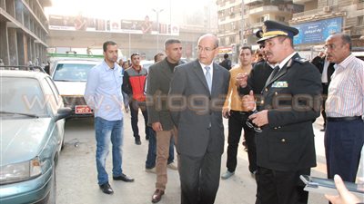 بالصور.. محافظ الجيزة يتفقد أعمال تطوير وتوسعة شارع فيصل