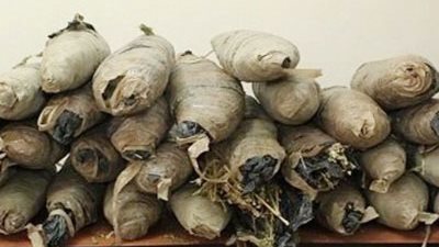 العثور على 4 كيلو بانجو داخل كرتونة في قطار بالأقصر