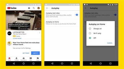 طريقة تفعيل ميزة «Autoplay on Home» في «يوتيوب»