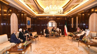 وزير الخارجية يبحث سبل تقوية العلاقات مع رئيس وزراء الكويت