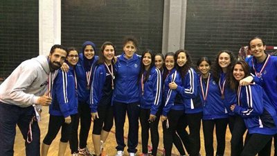 «بنات هليوبوليس» يحصدن المركز الثالث ببطولة القاهرة للطائرة