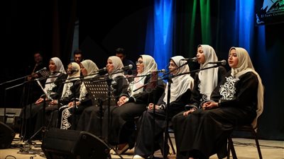 فتيات «الحور» يبدعن بالإنشاد في ساقية الصاوي (صور)