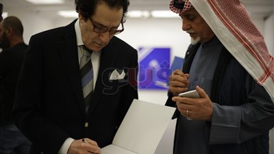 افتتاح معرض فاروق حسني بمنصة الفن المعاصر في الكويت (صور)