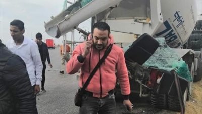 خروج 12 مصابا بحادث الشرقية من المستشفى وحجز حالة واحدة (صور)