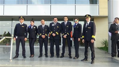 «مصر للطيران» تشيد بجاهزية فرقها المشاركة في تجربة طوارئ برج العرب