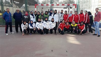 فوز منتخب بنات عين شمس على طنطا ببطولة كرة اليد
