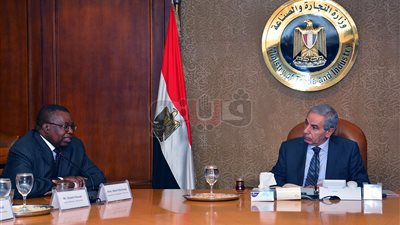 طارق قابيل يبحث مع المفوض الأفريقي تطورات مفاوضات اتفاقية التجارة الحرة