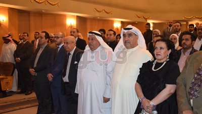 فنانون وسفراء يشاركون أمسية الكويت في حب مصر بمسرح الجمهورية (صور)