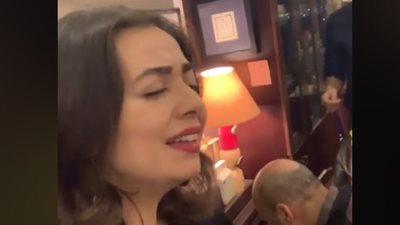 هبة مجدي ومحمد محسن يغنيان «زوروني كل سنة مرة» (فيديو)