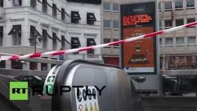 بالفيديو.. إغلاق مترو بلجيكا للعثور على قنبلة أشبه بالمستخدمة في باريس