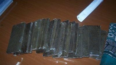 ضبط 7 كيلو حشيش مع عاطل بالمطرية