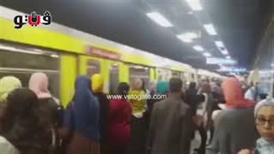 عودة حركة المترو على الخط الثاني بعد تعطلها أكثر من 3 ساعات (فيديو)