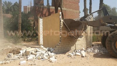 بالصور.. تنفيذ 10 قرارات إزالة بمنشأة البكاري في الجيزة