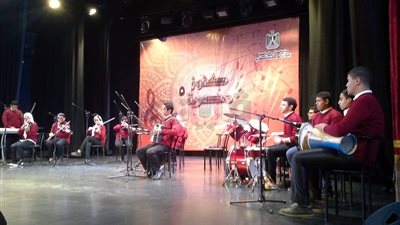 طلائع شباب بني سويف يقدمون عرضا موسيقيا بكنوز مصرية