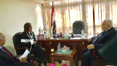 وزيرة الهجرة تلتقى رئيس الهيئة الوطنية للانتخابات