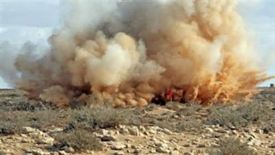 مصرع سيدة وطفلة إثر انفجار لغم جنوب العريش