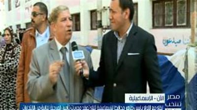 بالفيديو.. محافظ الإسماعيلية: نسبة الإقبال على لجان الانتخابات كثيفة