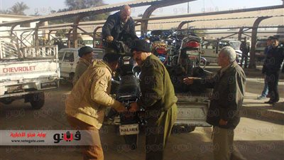 بالصور.. المنيا تعلن الحرب على «الموتوسيكلات».. ضبط 3352 مخالفة مرورية متنوعة في 36 يومًا.. مسئولون أمنيون: حملات أمنية للقبض على سائقي الدراجات البخارية المخالفة ومحاربة وإحباط الهجمات الإر