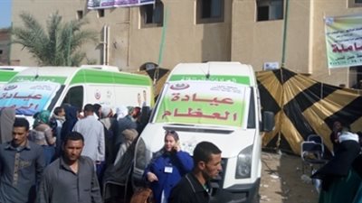 خطة القوافل العلاجية المجانية بالجيزة خلال النصف الأول من 2018