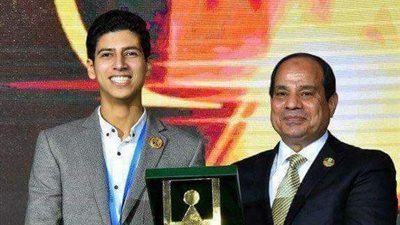 «أحمد مطر».. قصة عبقري كرمه السيسي لاختراعه علاج سرطان الجلد (صور)