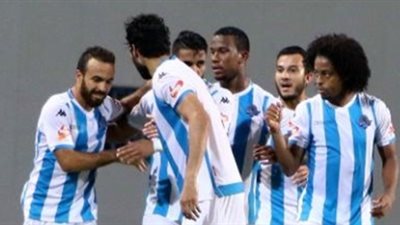 بيراميدز ينهي الشوط الأول متقدما على حرس الحدود 1 / 0