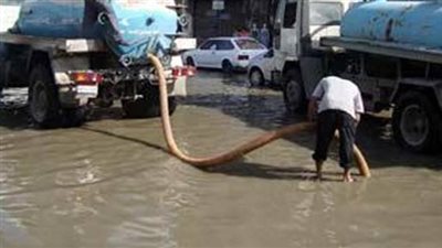 انفجار ماسورة يستبب في كثافات عالية بطريق الأوتوستراد