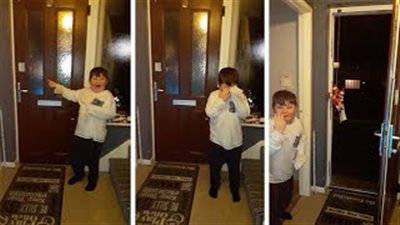 أم تنفذ مقلبا مرعبا في طفلها (فيديو وصور)