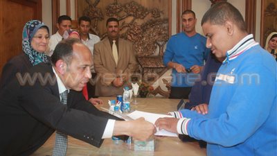 بالفيديو والصور.. افتتاح أول فصل رياض أطفال للمكفوفين بالفيوم