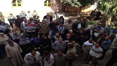 إضراب موظفي هيئة المساحة بطنطا للمطالبة بزيادة رواتبهم