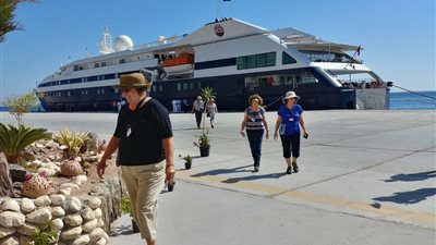 ميناء نويبع يستقبل السفينة سينا وعلى متنها 442 راكبا و18 سيارة