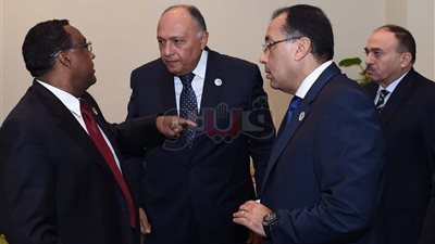 مصطفى مدبولي يبحث ملف حوض النيل مع نائب رئيس وزراء إثيوبيا (صور)