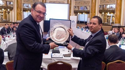 بالصور.. انتخاب «عمران» رئيسًا لاتحاد البورصات اليورو آسيوي