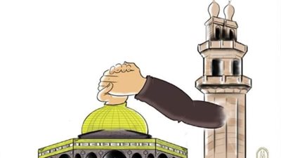 صفحة الأزهر على «فيس بوك» تغير شعارها لعلم فلسطين والقدس عربية