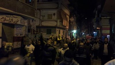 عناصر الإرهابية يقطعون طريق الورديان بالإسكندرية