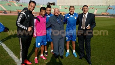 بالصور.. مجلس الإنتاج يساند الفريق في أولى تدريباته على ستاد السلام