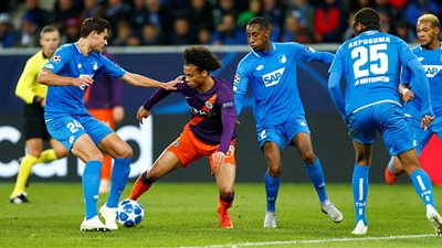 التشكيل الرسمي لمباراة مانشستر سيتي وهوفنهايم بدوري الأبطال