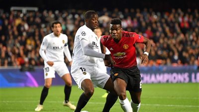 فالنسيا يتقدم على مانشستر يونايتد 0/1 في الشوط الأول