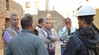 أعمال ترميم وكالة الجداوي الأثرية بمدينة إسنا في الأقصر «صور»