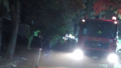 حريق بمسرح مدرسة بن خلدون بالزيتون (صور)