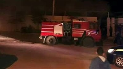 نشوب حريق في نادي أوليمبيا بدمياط